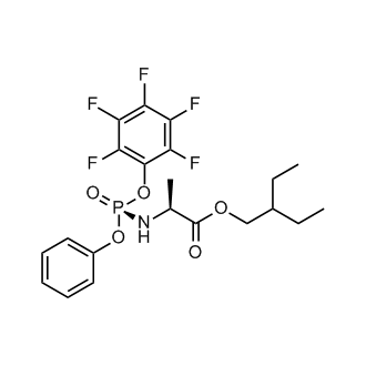 2-Ethylbutyl (2S)-2-{[(s)-pentafluorophenoxy(phenoxy)phosphoryl]amino}propanoate