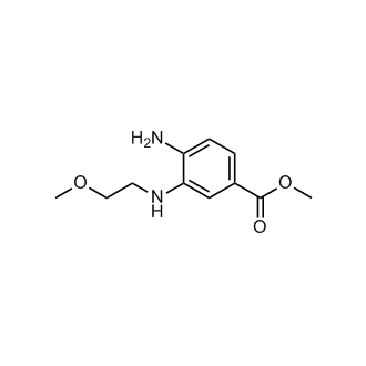 Methyl 4-amino-3-((2-methoxyethyl)amino)benzoate