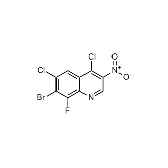 7-Bromo-4,6-dichloro-8-fluoro-3-nitroquinoline