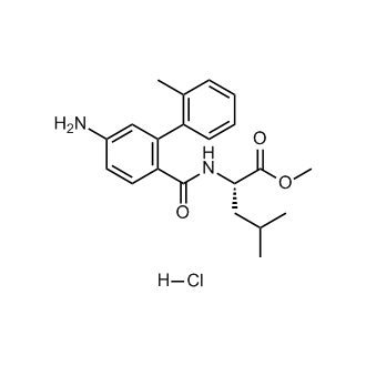 Methyl (5-amino-2'-methyl-[1,1'-biphenyl]-2-carbonyl)-L-leucinate hydrochloride
