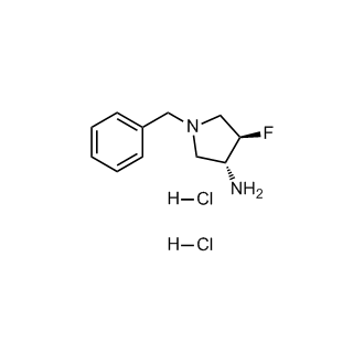 (3S,4S)-1-Benzyl-4-fluoropyrrolidin-3-amine (dihydrochloride)