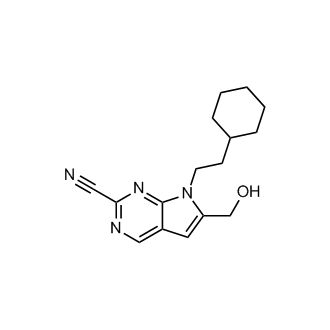 7-(2-Cyclohexylethyl)-6-(hydroxymethyl)-7H-pyrrolo[2,3-d]pyrimidine-2-carbonitrile