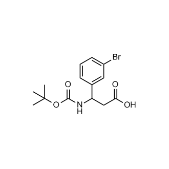 3-(3-Bromophenyl)-3-((tert-butoxycarbonyl)amino)propanoic acid