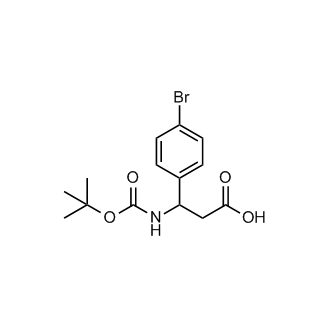 3-(4-Bromophenyl)-3-((tert-butoxycarbonyl)amino)propanoic acid