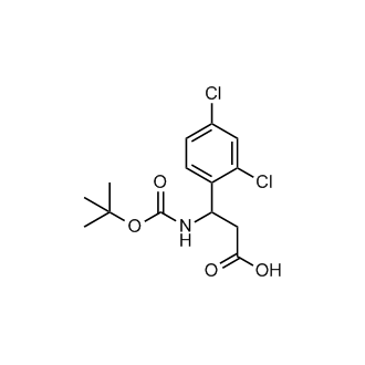 3-((tert-Butoxycarbonyl)amino)-3-(2,4-dichlorophenyl)propanoic acid