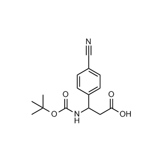 3-((tert-Butoxycarbonyl)amino)-3-(4-cyanophenyl)propanoic acid