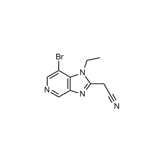 2-(7-Bromo-1-ethyl-1H-imidazo[4,5-c]pyridin-2-yl)acetonitrile