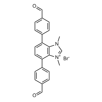 4,7-Bis(4-formylphenyl)-1,3-dimethyl-1H-benzo[d]imidazol-3-ium bromide