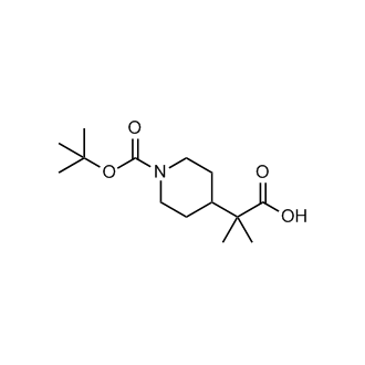 2-(1-tert-Butoxycarbonyl-4-piperidyl)-2-methyl-propanoic acid