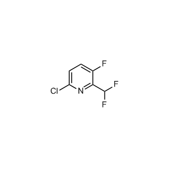 6-Chloro-2-(difluoromethyl)-3-fluoropyridine