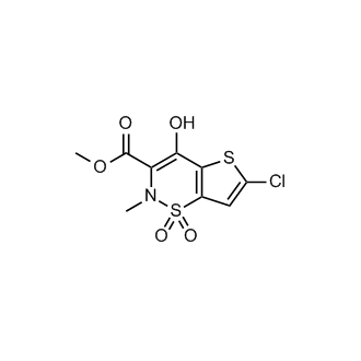6-Chloro-4-hydroxy-2-methyl-2H-thieno[2,3-e]-1,2-thiazine-3-carboxylic acid methyl ester 1,1-dioxide