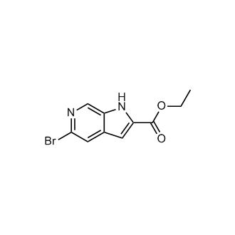 Ethyl 5-bromo-1H-pyrrolo-[2,3-c]-pyridine-2-carboxylate