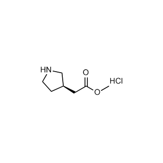 (R)-Methyl 2-(pyrrolidin-3-yl)acetate hydrochloride