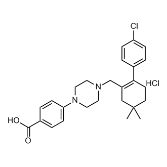 4-[4-[[2-(4-Chlorophenyl)-5,5-dimethyl-1-cyclohexenyl]methyl]-1-piperazinyl]benzoic Acid Hydrochloride