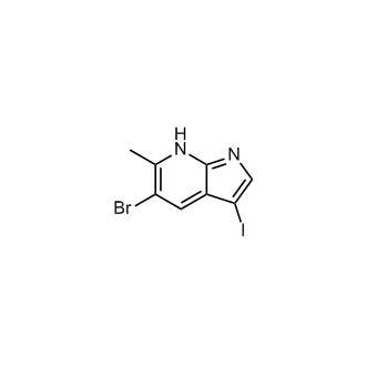 5-Bromo-3-iodo-6-methyl-1H-pyrrolo[2,3-b]pyridine