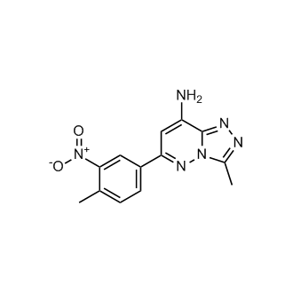 3-Methyl-6-(4-methyl-3-nitrophenyl)-[1,2,4]triazolo[4,3-b]pyridazin-8-amine