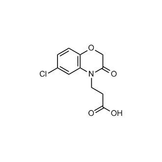 3-(6-Chloro-3-oxo-2H-benzo[b][1,4]oxazin-4(3H)-yl)propanoic acid