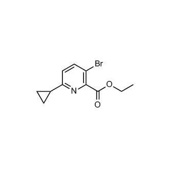 Ethyl 3-bromo-6-cyclopropylpicolinate