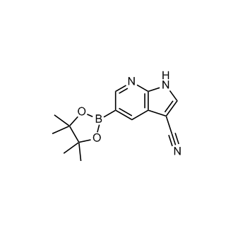 5-(4,4,5,5-Tetramethyl-1,3,2-dioxaborolan-2-yl)-1h-pyrrolo[2,3-b]pyridine-3-carbonitrile