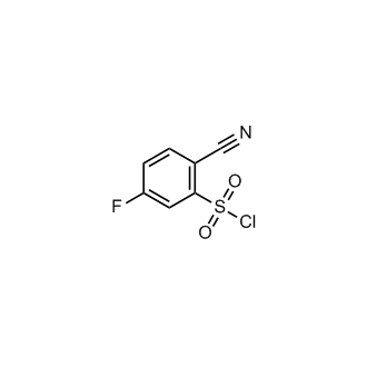 2-Cyano-5-fluorobenzenesulfonyl chloride