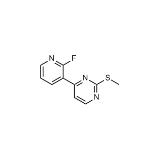 4-(2-Fluoropyridin-3-yl)-2-(methylthio)pyrimidine
