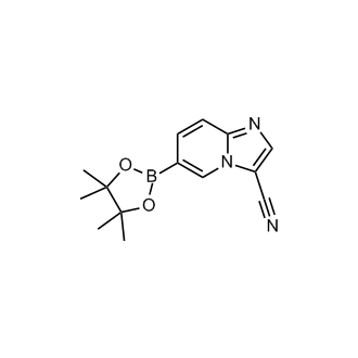 6-(4,4,5,5-TETRAMETHYL-1,3,2-DIOXABOROLAN-2-YL)IMIDAZO[1,2-A]PYRIDINE-3-CARBONITRILE