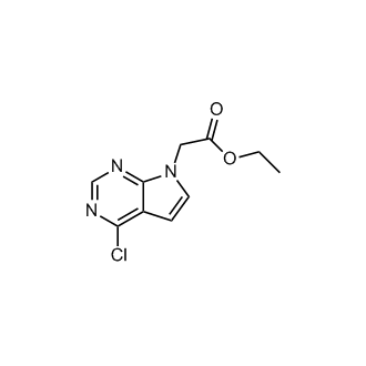 Ethyl 2-(4-chloro-7H-pyrrolo[2,3-d]pyrimidin-7-yl)acetate