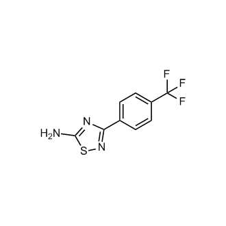 3-[4-(Trifluoromethyl)phenyl]-1,2,4-thiadiazol-5-amine