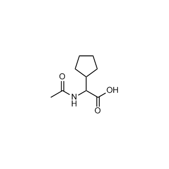 2-Acetamido-2-cyclopentylacetic acid