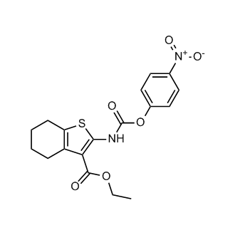 Ethyl 2-(((4-nitrophenoxy)carbonyl)amino)-4,5,6,7-tetrahydrobenzo[b]thiophene-3-carboxylate