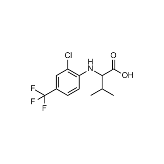 2-{[2-chloro-4-(trifluoromethyl)phenyl]amino}-3-methylbutanoic acid