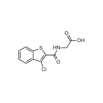 2-[(3-chloro-1-benzothiophen-2-yl)formamido]acetic acid