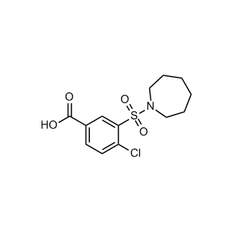 4-Chloro-3-[(hexahydro-1H-azepin-1-yl)sulfonyl]benzoic acid
