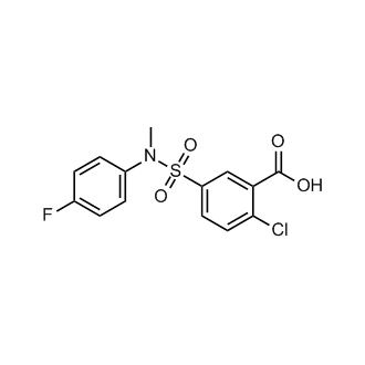 2-Chloro-5-[(4-fluorophenyl)(methyl)sulfamoyl]benzoic acid