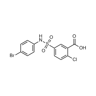 5-[(4-bromophenyl)sulfamoyl]-2-chlorobenzoic acid