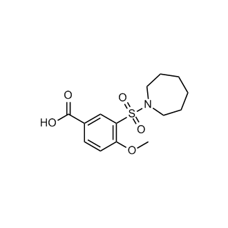 3-[(Hexahydro-1H-azepin-1-yl)sulfonyl]-4-methoxybenzoic acid