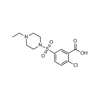 2-Chloro-5-[(4-ethylpiperazin-1-yl)sulfonyl]benzoic acid