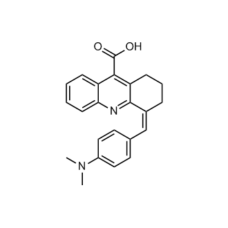 4-{[4-(dimethylamino)phenyl]methylidene}-1,2,3,4-tetrahydroacridine-9-carboxylic acid