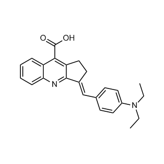 3-{[4-(diethylamino)phenyl]methylidene}-1H,2H,3H-cyclopenta[b]quinoline-9-carboxylic acid