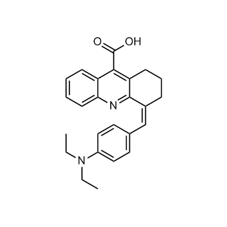 4-{[4-(diethylamino)phenyl]methylidene}-1,2,3,4-tetrahydroacridine-9-carboxylic acid