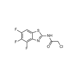 2-Chloro-N-(4,5,6-trifluoro-1,3-benzothiazol-2-yl)acetamide