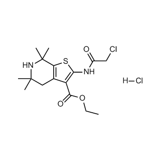 Ethyl 2-(2-chloroacetamido)-5,5,7,7-tetramethyl-4H,5H,6H,7H-thieno[2,3-c]pyridine-3-carboxylate hydrochloride