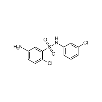 5-Amino-2-chloro-N-(3-chlorophenyl)benzene-1-sulfonamide
