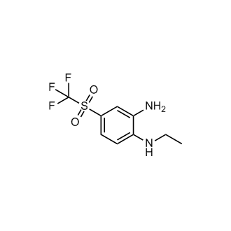 N1-Ethyl-4-[(trifluoromethyl)sulfonyl]-1,2-benzenediamine