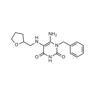 6-Amino-1-(phenylmethyl)-5-[[(tetrahydro-2-furanyl)methyl]amino]-2,4(1H,3H)-pyrimidinedione