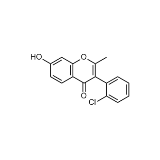3-(2-Chlorophenyl)-7-hydroxy-2-methyl-4H-1-benzopyran-4-one