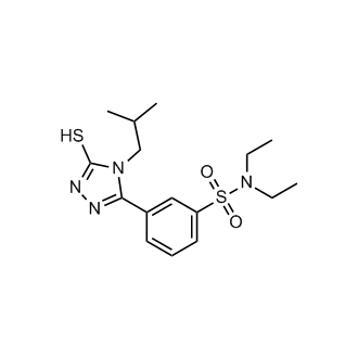N,N-Diethyl-3-[4-(2-methylpropyl)-5-sulfanyl-4H-1,2,4-triazol-3-yl]benzene-1-sulfonamide