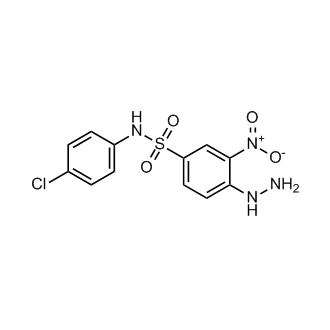 N-(4-Chlorophenyl)-4-hydrazinyl-3-nitrobenzene-1-sulfonamide