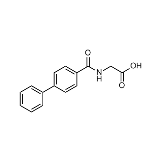 2-[(4-phenylphenyl)formamido]acetic acid