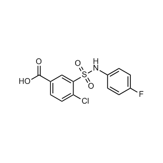 4-Chloro-3-[(4-fluorophenyl)sulfamoyl]benzoic acid